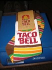 Brand New Taco Bell Retro Socks Employee Round Up Rewards   Tb Tri-fold Wallet