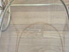 Vtg Brass Italian Neoclassical 2 Tier Bar Cart Oval Glass Style Of Maison Jansen