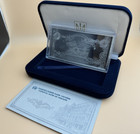 2003 Ukraine 999 Silver 1 Hryvna 4 Oz Commemorative Proof Coin Banknote Ogp coa