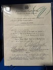 1942 Signed Document Rafael L  Trujillo  President Dictator Dominican Republic