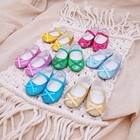 7 Pairs Glitter Doll Shoes Fits 18 Inch American Girl Dolls Accessories
