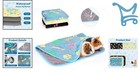 Waterproof Guinea Pig Blanket Set Foldable Fleece Cage Liners For Small Animals