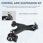 2pc Front Lower Control Arm Ball Joint Kit 2007-17 Chevy Traverse Acadia Enclave