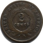 1864-p Two Cent Piece Large Motto  Over 150 Years Old As Shown  sn05 