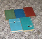 Mixed Lot Of 5  Vintage Antique Children   s Learning   Reading School Books