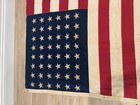 Vintage 48 Star American Flag Us Printed 8 x44 United States 1912 - 1959