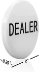 Dealer Button - Set Of 5 Casino Texas Hold   em Poker Button For Gambling Card Gam