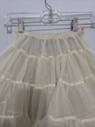 Vintage 1950s Girls Tulle Tiered Crinoline Tutu Petticoat Full Circle Sz M