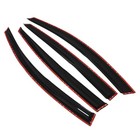 Window Visor Rain Guard Vent Shade 4pcs Kit For 2011-2015