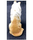 Vintage Sitting Collie Dog 3  Bone China Figurine Mcm