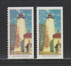 Us Efo Error Stamp 2474 New Jersey Lighthouse  Big Color   Tag Shift   Norm  Mnh