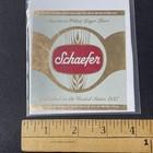 Schaefer Beer Label America s Oldest Lager 16 Fl Oz Lehigh Valley Pa
