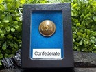 Confederate States Of America Coat Button Loaded W  Gold Free Button Riker Case