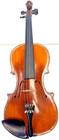 4 4 Vintage Unbranded Violin Folk Instrument With Carved Scroll And Double Purfl