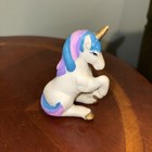 Vintage Lot Of 6 Unicorns Ceramic Porcelain Mystical Figurines 