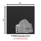  4 Pack  12 x12  Black Kydex  080  Thick P3 Texture Holster Makers Free Shipping