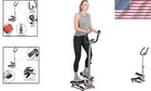 Portable Exercise Stepper With Height Adjustment   Comprehensive Metrics Display