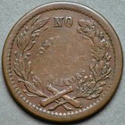 1863  36 432a Patriotic Civil War Token R-4 Vf  liberty And No Slavery 