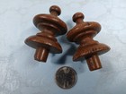 Lot Of 2 Nos Wooden Finials  508