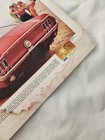Mustang Ford Muscle Car 13 75  X 10 25  Vintage Original Print Auto Advertising