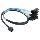 4 mini Sas Hdd Sff-8643 To 4 Sff-8482 Connector With Power Port Hard Drive 1m Us