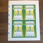 1991 Silver Star Holograms Uncut Error Sheet