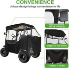 Golf Cart Driving Enclosure For Club Car Ds Precedent 2 Passenger 600d Cover