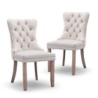 Velvet Dining Chairs Set Of 2 4 6 8 Modern Upholstered Chair W  Wooden  Leg