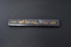 Kozuka Japanese Antique Iron By Mumei Insects Design Edo Period  300 Years Old 