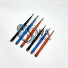 Debakey Tissue Forceps Set Of 6 Pcs 20cm   24cm With 2mm Tip Insulated Surgical 