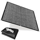 40  Uv Block Shade Cloth W  Grommet Sun Blackout For Plant Cover Greenhouse Barn
