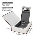 Real Paper Transfer Book Safe  Hollow With Secret Hidden Compartment  Combina   