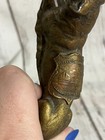 Vintage Cast Metal Reclining Collie Dog Figurine Paperweight