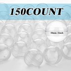 Sosation 150 Pcs 2 Inch Gumball Vending Machine Capsules Empty Round Capsules   