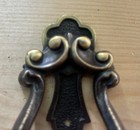 Mid Century Modern Mcm Antique Hardware Brass Cabinet Drawer Ring Pull Handle