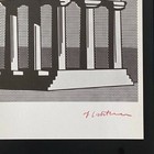 Roy Lichtenstein   Vintage 1970 Signed   Mounted 11x14 Offset Lithograph    