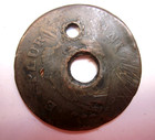 1787 Nova Caesarea New Jersey Sprig Above Plow Variety Holed Colonial Copper