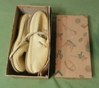 Vintage Authentic Cherokee  Leather Mocassins Qualla Reservation Cherokee N c 