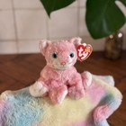 Carnation The Pink Cat   Ty Beanie Baby   Birthday June 22