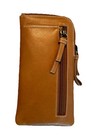 Ili Genuine Leather Phoenix Eyeglass Case In Antique Saddle