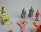 Fisher Price Precious Places Miniature Figures   Accessories Lot Vintage Magneti