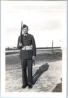 1942 Wwii Us Army Soldier Uniform Rifle Snapshot Photo Military Cartridge Belt
