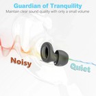 Ear Plugs For Sleeping Noise Cancelling Earplugs 45db Noise Reduction Silicone C