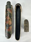 Antique Arabic Qajar Papier Mache Qalamdan Pen Case Box Papier-m  ch  