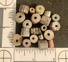 West African Sand Cast Glass Trade Beads Antique 1920 s Set Of 20 Assorted