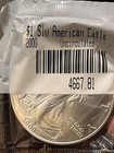 2000 American Silver Eagle  1 1 Oz  999 Silver Uncirculated Littleton Coin