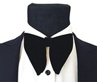 Black Velvet Bow Ties Mens Pre-tied Satin Formal Tuxedo Big Bowtie Oversized Bow