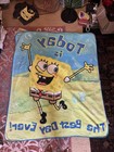 Vintage 2005 Spongebob Plush Blanket Today Is The Best Day Ever 60x48 Northwest 