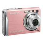 Sony Cyber-shot Dsc-w80 Digital Camera 7 2 Mp 3x Optical Zoom - Tested Pink