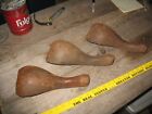 Vtg Cast Iron Legs Reclaim Repurpose Salvage Lot Of 3 Wood Stove Bathtub 11 Inch